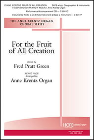 For the Fruit of All Creation SATB choral sheet music cover Thumbnail